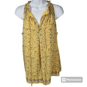 Max Studio Sleeveless Lined Boho Tunic Top Women's Size S